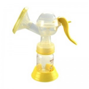 ポータブルシリコンマニュアルベビーミルク抽出器母乳ポンプBPAフリープリントパターン衛生衛生マニュアル母乳育てポンプ